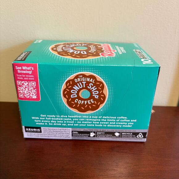 Keurig - Donut Shop Regular - Medium Roast Coffee - 4x 10 K-Cups Boxes - New - Picture 3 of 4